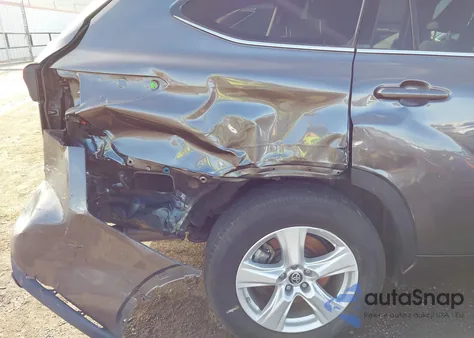 2022 Toyota Highlander Le from USA, damaged, VIN 5TDBZRBH1NS578750